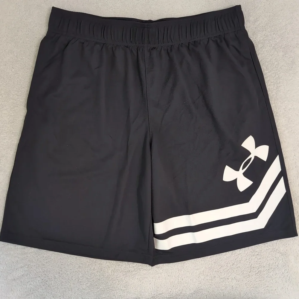 Under Armour Basketball Shorts Mens XL Black Baseline Court 9